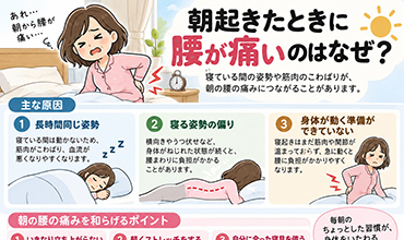 朝起きたときに腰が痛いのはなぜ？